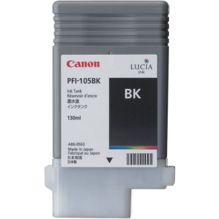 Mực in khổ lớn Canon PFI-105BK Pigment Black Ink Tank dùng cho máy IPF6300 / IPF6350 / IPF6300s